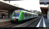 27.10.17 - Diese grnen S-Bahnen wurden vom VRR angemietet. 