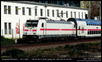 05.11.2020 -  ICE Linie 55 mit leichter Verspätung.