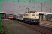Ls. 143 882 + 143 575  Rs. 110 247 auf S 8 Hagen Hbf - M am 26.05.1992 in Wuppertal-Vohwinkel
