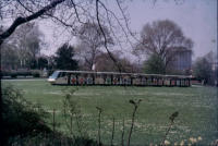 Parkeisenbahn im Grugapark am 23.03.1978
