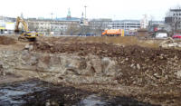 21.02.2012 - Die Bauarbeiten gehen nun nach der Winterpause weiter.