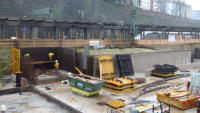 08-01-15 - Die Stahlbewehrung fr die Wnde werden eingebaut.