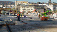 02.11.15 - Es wird weiter der Beton Rckgebaut.