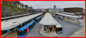 26.11.2018 - Der Busbahnhof ist nun im Betrieb.