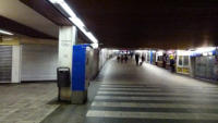 20.10.2012 - Links befindet sich der Ausgang zum Busbahnhof - Blick in Richtung Hauptbahnhof