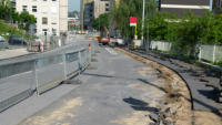 18.06.13 - Die Bauarbeiten haben sich zur Dessauerstrae verlagert.