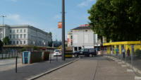23.07.14 - Das Baucontainerdorf wird eingerichtet.
