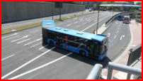 21.06.17. - Heute verkehrten die Busse wieder ber die Gegenfahrbahn, da die Sdseite der B7 Asphaltiert wurde.