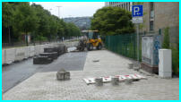 14.07.17 - Hier werden Parkpltze statt eines Fahradweges gebaut.