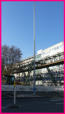 25.11.16 - Auch an der Morianstrae wurd ein neuer Laternenmast aufgestellt.