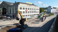 03-09-14 - Die letzten Reste noch abfahren, dann ist der Rckbau beendet.