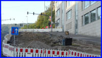 08.10.16 - In den letzten 2 Tagen hat sich hier einiges getan.. Der Mittelstreifenund die Fahrbahnen sind  weg.