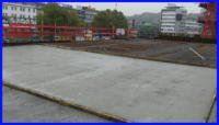 26.10.16 - Die Decke wird betoniert. Diese ist spter ein Teil des Oberen Bahnhofsvorplatzes.