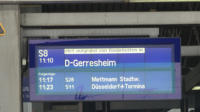03.08.17 - Die Zge der S 8 enden in D-Gerresheim