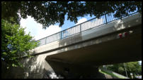 04.08.2020 - Die Westbrücke ist zur Hälfte fertig saniert.