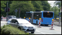 29.06.2020 - WSW-Bus 1061 auf OL 640 auf der Umleitungsstrecke.