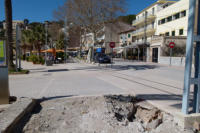 2011-03-20, Port de Sller   Umbau der Strae in eine Promenade