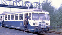 27.09.1991 - Akku Bw 815 807 in Wuppertal-Varresbeck als letzter Planzug 