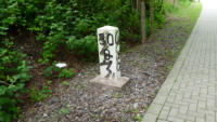 01.06.14 - Vandalismus ist ein groes Problem auf der Trasse