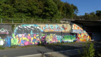 25.09.16 - An der ffentlichen Wandgalerie wurden neue Motive aufgesprht.
