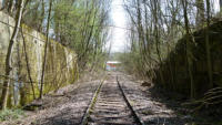 18.04.13 - Blick vom der Tunnelausfahrt Meininger Strae zur Brcke Dahler Strae 