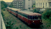 22.08.1999 - Abschiedsfahrt W.-Vohwinkel nach W.-Heubruch (Gleisende) 796 802 +996 309 + 996 299 + 796 690 in Wuppertal-Heubruch