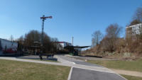 07.04.2013 - Blick zurck vom  Bergisches Plateau ( ex Gterbahnhof )