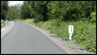 06.07.2020 - Die Kilometersteine wurden neu gestrichen.