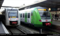 27.10.17 - Diese grünen S-Bahnen wurden vom VRR angemietet. 