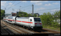 30.04.2019 - Normalerweise schiebt die Lok den Zug auf der IC Linie 55 