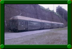 DR Wagen 50 50 26-12056, + 50 50 26 12055 + 50 50 26 120 054  + 50 50 26 120 053 am 10.05.1993 in Wuppertal-Steinbeck