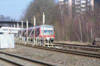 25. 2 2006 - 628 498 Ausfahrt in Richtung Remscheid von Gleis 3