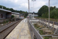 16. 8. 2007 Verlängerter Bahnsteig bis bauende