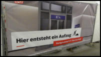 11.02.2020 - Banner im Personnentunnel