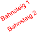 Bahnsteig 1 Bahnsteig 2