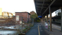 30.11.2011 - Noch steht das alte Trafohaus.