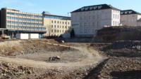 26.03.2012 - Die ersten Baucontainer sind da.