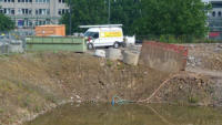 27.06.2013 - Die Baugrube ruht weiter.