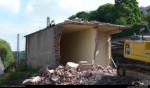 Am 05.09 nachmittags wurden das alte Trafohaus rckgebaut.
