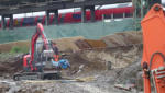11.10.13 - Vorbereitungsarbeiten zum Sichern der wand