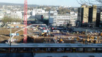 25.02.15 - Ein weiters Teilstck der Zwischendecke wird gegossen.