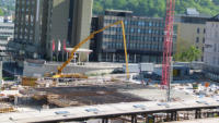 13.05.15 - Der nchste Deckenabschnitt wird gegossen.
