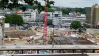 16.06.15 - Der Bereich der Decke ist nun im vorderen Bereich zum Betonieren fast fertig.