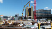 13.05.15 - Der nchste Deckenabschnitt wird gegossen.