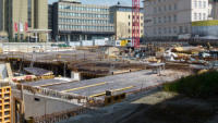 23.04.15 - Die Verschalung fr die Decke wchst weiter.