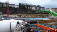 29.01.15 - Das nchste Teilstck der Zwischendecke wurde heute gegossen.