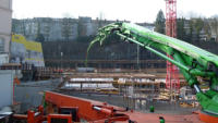 23.03.15 - Der erste Teil der Oberen Decke wird gegossen.