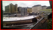 23.02.17 - Der Folieneinbau wandert nun Richtung Osten.