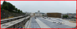 17.08.17 -  Panoramaaufnahme vom fast fertigen Busbahnhof.