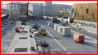 19.10.17 - Einige Baucontainer wurden aufgestellt.